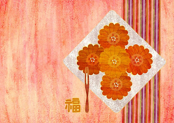 PSD 한국문화 한국전통 전통 그릇 접시 명절 전통문화 한식 음식 포크 일러스트 한국 사람없음 추석 한자 전통음식 약과 전통다과 국내일러스트 문자 동양문화 식기 기념일 아시아 문화 다과 파일형식