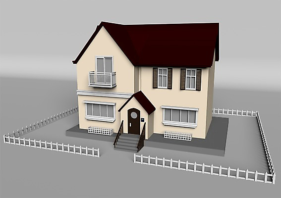 PSD 편집이미지 건축물 창문 주택 사람없음 건물 그래픽 울타리 3D소스 3D 문 모형 계단 미니어처 입체 현관문 이층집 편집소스 편집3D 건축 담장 디지털합성 파일형식