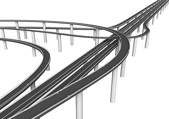 PSD 편집이미지 시설물 건축물 현대건축 건축 도로 길 고가 사람없음 그래픽 3D소스 3D 고가도로 구조물 입체 가교 편집소스 차선_도로 편집3D 교통시설 고속도로 디지털합성 파일형식
