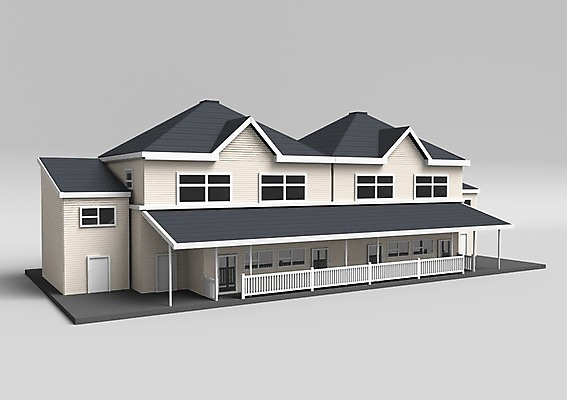 PSD 편집이미지 건축물 창문 주택 사람없음 건물 그래픽 3D소스 3D 문 모형 미니어처 입체 현관문 이층집 편집소스 편집3D 건축 디지털합성 파일형식