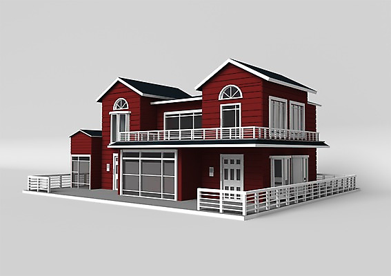 PSD 편집이미지 건축물 창문 주택 사람없음 건물 그래픽 울타리 3D소스 3D 문 모형 미니어처 발코니 입체 현관문 이층집 편집소스 편집3D 건축 담장 디지털합성 파일형식