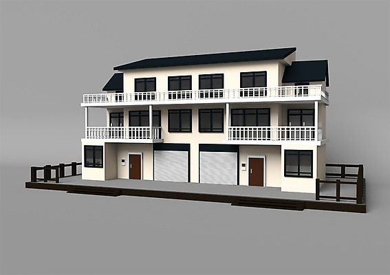 PSD 편집이미지 건축물 창문 주택 사람없음 건물 그래픽 울타리 3D소스 3D 문 모형 미니어처 발코니 입체 현관문 주차장 이층집 편집소스 편집3D 건축 담장 디지털합성 파일형식