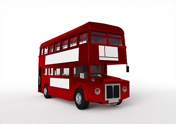 PSD 편집이미지 육상교통 교통수단 자동차 버스 대중교통 사람없음 그래픽 빨간색 3D소스 3D 운송업 입체 이층버스 편집소스 편집3D 산업 컬러 교통 디지털합성 파일형식