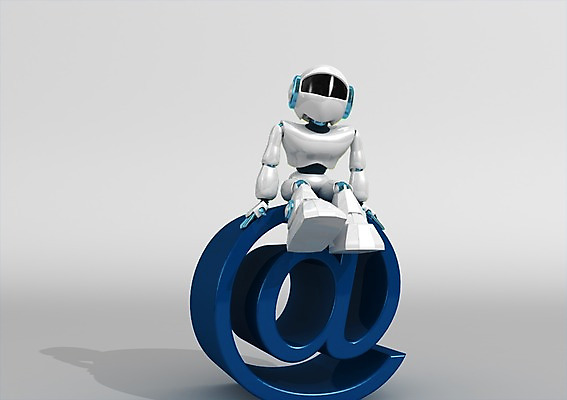 PSD 편집이미지 문자 캐릭터 기호 과학 인터넷 미래 첨단산업 3D캐릭터 사람없음 그래픽 3D소스 3D 인조인간 로봇 입체 첨단과학 로봇산업 골뱅이기호 편집소스 4차산업 편집3D 산업 컨셉 디지털합성 파일형식