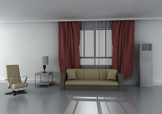 PSD 편집이미지 거실 의자 창문 조명 사람없음 그래픽 인테리어 소파 3D소스 3D 가전제품 스탠드 커튼 에어컨 입체 편집소스 편집3D 디자인 가구 디지털합성 파일형식