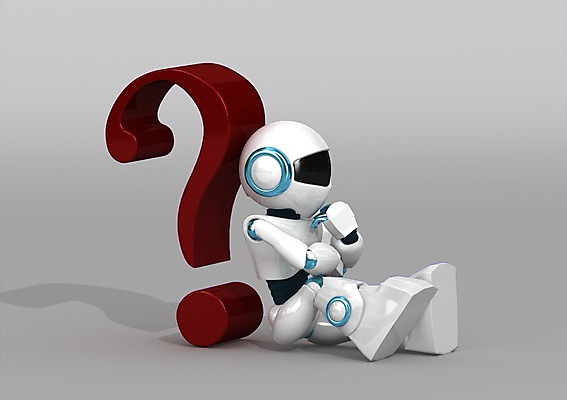 PSD 편집이미지 문자 캐릭터 기호 과학 생각 미래 첨단산업 3D캐릭터 사람없음 그래픽 3D소스 3D 물음표 인조인간 로봇 입체 호기심 첨단과학 로봇산업 편집소스 4차산업 편집3D 감정 산업 컨셉 디지털합성 파일형식