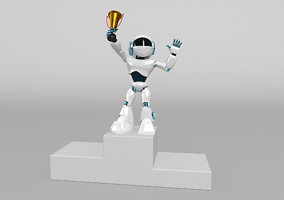 PSD 편집이미지 캐릭터 과학 미래 첨단산업 3D캐릭터 사람없음 그래픽 3D소스 3D 우승 수상_상을받음 인조인간 상 트로피 로봇 입체 첨단과학 로봇산업 편집소스 4차산업 편집3D 산업 컨셉 최고 상_우승 상패 디지털합성 파일형식