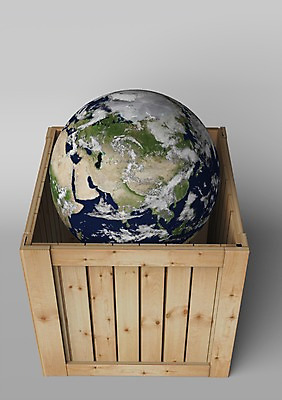 PSD 편집이미지 지구 사람없음 그래픽 상자 세계 글로벌 지구본 3D소스 3D 나무상자 입체 복잡 편집소스 편집3D 컨셉 디지털합성 파일형식