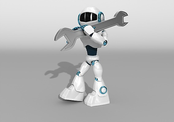 PSD 편집이미지 캐릭터 과학 미래 첨단산업 3D캐릭터 사람없음 그래픽 3D소스 3D 공구 스패너 인조인간 로봇 입체 첨단과학 로봇산업 편집소스 4차산업 편집3D 산업 컨셉 도구 디지털합성 파일형식