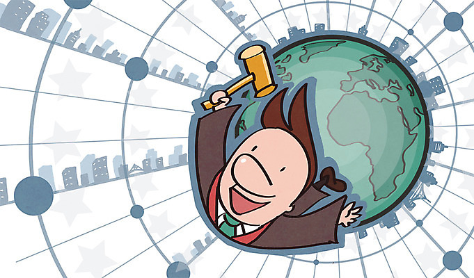 PSD 남자 지구 일러스트 한명 미소 웃음 사람 빌딩 성인 건물 가운 판사복 선택 법률가 판사 검사_법률가 법 의사봉 재판 법관 공정 판결 법원 법의 변호사 제헌절 남자만 남자한명만 성인남자만 성인만 국내일러스트 직업 1 건축물 옷 컨셉 표정 국경일 파일형식