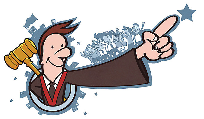 PSD 남자 일러스트 미소 웃음 사람 손짓 빌딩 여러명 성인 건물 검지손가락 가리킴 가운 판사복 선택 법률가 판사 검사_법률가 법 의사봉 재판 법관 공정 판결 법원 법의 변호사 제헌절 남자만 성인남자만 성인만 국내일러스트 직업 건축물 옷 다수 컨셉 손가락 모션 표정 국경일 파일형식