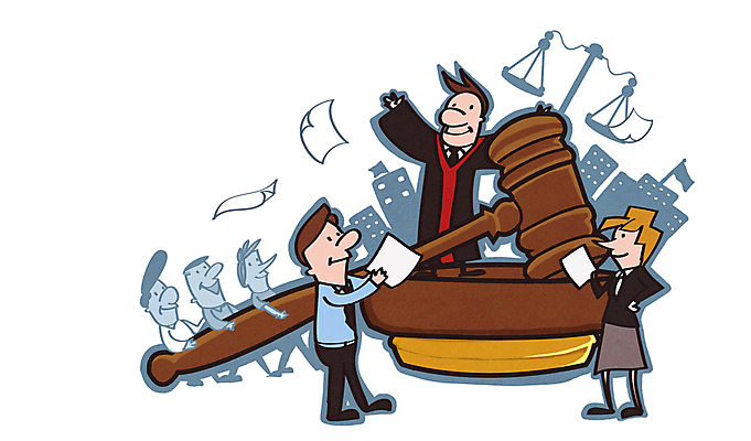 PSD 여자 남자 종이 일러스트 저울 미소 웃음 사람 여러명 성인 가운 판사복 선택 무게 법률가 판사 검사_법률가 문서 법 의사봉 재판 법관 공정 판결 법원 법의 변호사 제헌절 성인만 국내일러스트 직업 옷 다수 컨셉 표정 국경일 파일형식