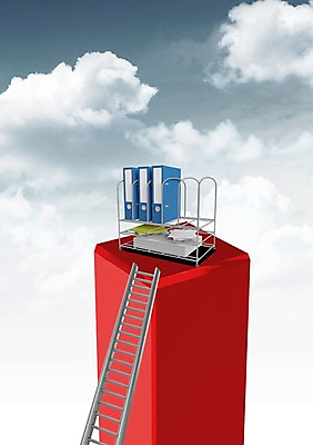 PSD 구름 편집 편집이미지 백그라운드 사다리 하늘 책장 사람없음 3D 사무용품 문서 파일 바인더 편집3D 자연요소 가구 문구용품 도구 디지털합성 파일형식