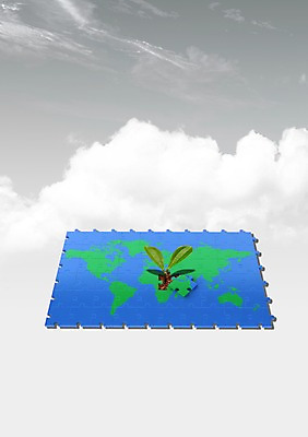 PSD 식물 구름 편집 편집이미지 백그라운드 세계지도 지도 사람없음 3D 놀이용품 새싹 퍼즐 게임용품 퍼즐조각 편집3D 자연요소 조각 세계 디지털합성 오브젝트 파일형식