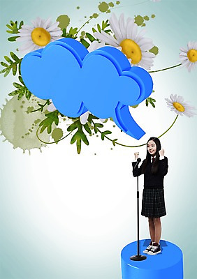 PSD 식물 편집 편집이미지 학생 배너 여학생 여자 꽃 교복 음악 백그라운드 말풍선 노래 상상 중학생 청소년 안내 프레임 틀 한명 서기 미소 웃음 사람 동양인 10대 3D 한국인 무대 알림 마이크 여자만 여자한명만 십대만 십대여자만 십대여자한명만 편집3D 1 옷 음향기기 모션 문화예술 표정 인종 디지털합성 파일형식