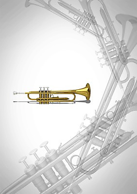 PSD 편집 편집이미지 악기 백그라운드 관악기 사람없음 3D 나팔 편집3D 음악 디지털합성 파일형식