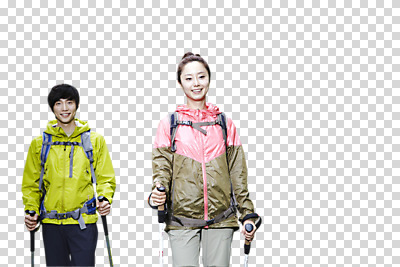편집 편집이미지 라이프스타일 커플 여자 남자 커플라이프 여행 포즈 모션 지팡이 레저 아웃도어 미소 웃음 들기 사람 동양인 상반신 성인 취미 두명 앞모습 30대 운동복 운동 등산 트래킹 한국인 막대기 등산복 등산가방 PNG 장년만 성인만 편집소스 옷 뷰포인트 가방 관계 표정 건강 인종 생활 장년 파일형식
