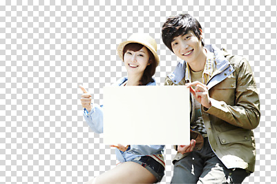 편집 편집이미지 모자 라이프스타일 배너 커플 여자 남자 커플라이프 포즈 모션 안내 프레임 광고판 알림판 미소 웃음 들기 사람 앉기 상반신 20대 성인 두명 알림 PNG 청년만 성인만 편집소스 잡화 관계 표정 청년 생활 판 파일형식