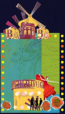 PSD 식물 배너 여자 꽃 실루엣 백그라운드 일러스트 안내 프레임 그림자 틀 서기 사람 여러명 파티 풍차 알림 퓨전 팝아트 특별함 여자만 국내일러스트 다수 컨셉 모션 촬영기법 이벤트 그림 파일형식