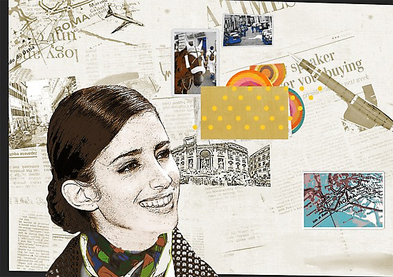 PSD 여자 백그라운드 일러스트 한명 미소 웃음 사람 상반신 필기구 펜 볼펜 신문 퓨전 팝아트 기념사진 특별함 여자만 여자한명만 국내일러스트 1 컨셉 문구용품 표정 간행물 뉴스 그림 파일형식