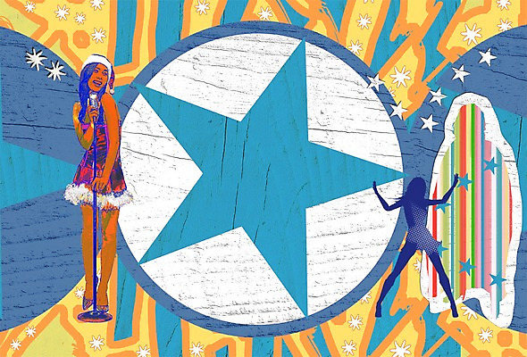 전신 PSD 여자 실루엣 별 음악 백그라운드 일러스트 노래 그림자 서기 미소 웃음 사람 두명 춤 마이크 퓨전 팝아트 특별함 여자만 국내일러스트 자연요소 음향기기 컨셉 모션 문화예술 촬영기법 표정 그림 파일형식