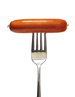 포토 JPG 식기 음식 포크 디저트 패스트푸드 서양음식 실내 육류 요리 누끼 사람없음 소시지 햄 국내포토 식재료 내부 가공식품 인스턴트 파일형식