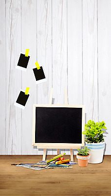 PSD 식물 템플릿 편집이미지 배너 화분 화초 백그라운드 안내 프레임 알림판 사람없음 칠판 필름 알림 크레파스 폴라로이드 기념사진 이미지편집 학용품 카메라 파일형식