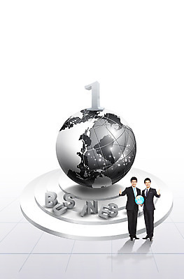 전신 PSD 편집이미지 1 남자 지구 비즈니스 서기 미소 웃음 사람 동양인 손짓 성인 두명 숫자 지구본 엄지손가락 최고 직장인 비즈니스맨 유아독존 남자만 성인남자만 성인만 이미지편집 직업 문자 손가락 모션 표정 인종 파일형식