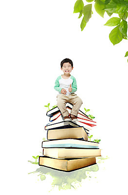 전신 PSD 식물 편집 편집이미지 어린이교육 교육 남자 어린이 잎 나뭇잎 한명 미소 웃음 사람 앉기 동양인 소년 책 새싹 남자만 남자한명만 어린이만 소년만 소년한명만 이미지편집 1 모션 표정 인종 파일형식