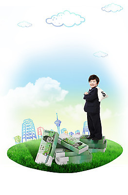 전신 PSD 구름 편집이미지 남자 어린이 지폐 돈 비즈니스 하늘 한명 서기 미소 웃음 사람 동양인 빌딩 소년 건물 금융 경제 직장인 비즈니스맨 돈자루 키즈비즈니스 돈보따리 남자만 남자한명만 어린이만 소년만 소년한명만 이미지편집 자연요소 직업 1 건축물 모션 표정 인종 재산 파일형식