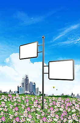 PSD 식물 구름 편집 편집이미지 배너 꽃 꽃밭 하늘 안내 프레임 광고판 알림판 틀 풍경 빌딩 사람없음 건물 도시풍경 3D 팻말 열기구 알림 코스모스 옥외간판 옥외광고 이미지편집 편집3D 자연요소 건축물 항공교통 간판 도시 디지털합성 판 파일형식