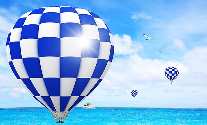 PSD 구름 편집 편집이미지 교통수단 바다 수상교통 조류 하늘 풍경 해변 사람없음 3D 맑음 기구 열기구 유람선 선박 이미지편집 편집3D 자연요소 동물 교통 배_교통 항공교통 날씨 디지털합성 파일형식