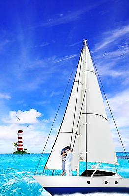 PSD 서양인 외국인 나무 구름 편집 편집이미지 커플 계절 여자 남자 바다 요트 하늘 휴가 등대 서기 사람 20대 성인 해변 두명 여름 여름휴가 바캉스 야자수 3D 유람선 크루즈 선박 청년만 성인만 이미지편집 편집3D 자연요소 식물 수상교통 배_교통 관계 모션 인종 청년 디지털합성 파일형식 여름_계절