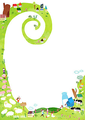 PSD 나무 식물 동물 배너 여자 어린이교육 교육 남자 어린이 백그라운드 일러스트 포유류 안내 주택 프레임 틀 사람 소녀 소년 여러명 가축 목장 우유 양 돼지 우유병 알림 젖소 목장체험 어린이만 국내일러스트 우유갑 다수 병_용기 유제품 건물 체험학습 소 파일형식