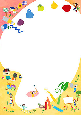 PSD 나무 식물 배너 여자 어린이교육 교육 남자 꽃 어린이 백그라운드 일러스트 색연필 안내 주택 프레임 틀 미술 사람 소녀 소년 여러명 페인트 물감 붓 팔레트 알림 이젤 페인트통 어린이만 국내일러스트 다수 문화예술 학용품 통 건물 미술도구 파일형식