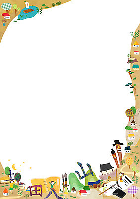 PSD 나무 식물 배너 여자 어린이교육 교육 남자 어린이 백그라운드 일러스트 서예 안내 주택 프레임 틀 사람 소녀 소년 여러명 한자 붓 먹 알림 한지 장승 벼루 어린이만 전통프레임 국내일러스트 문자 한국전통 전통 종이 다수 건물 파일형식