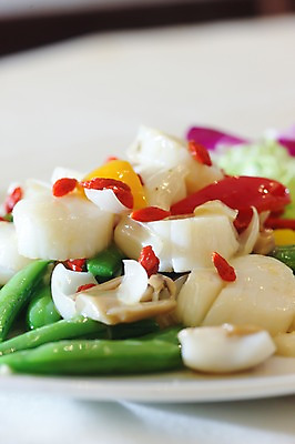 포토 JPG 그릇 식기 접시 음식 채소 요리 근접촬영 사람없음 아웃포커스 중식 해물요리 해산물 볶음 국내포토 뷰포인트 촬영기법 파일형식