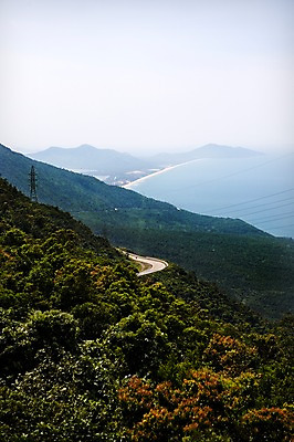 포토 JPG 주간 나무 식물 해외풍경 해외 아시아 도로 길 바다 자연 산 풍경 해변 사람없음 야외 동남아시아 차도 안개 베트남 호이안 국내포토 자연요소 나라 교통시설 날씨 생태계 파일형식