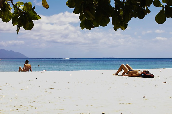 포토 JPG 주간 전신 나무 식물 해외풍경 해외 남자 수영복 바다 백그라운드 자연 휴가 사람 앉기 풍경 해변 야외 두명 뒷모습 여름휴가 바캉스 모래사장 눕기 선탠 휴양지 인도양 세이셸 남자만 국내포토 자연요소 옷 뷰포인트 모션 아프리카 장소 생태계 파일형식 여름_계절