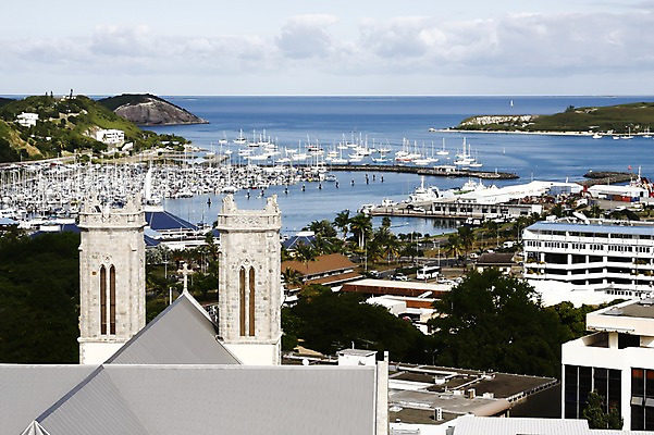 포토 JPG 주간 구름 해외풍경 해외 건축물 종교 바다 수상교통 요트 종교시설 하늘 풍경 사람없음 야외 건물 성당 항구 오세아니아 정박 뉴칼레도니아 선박 국내포토 자연요소 건축 나라 교통수단 종교건축 교통시설 배 시설 파일형식