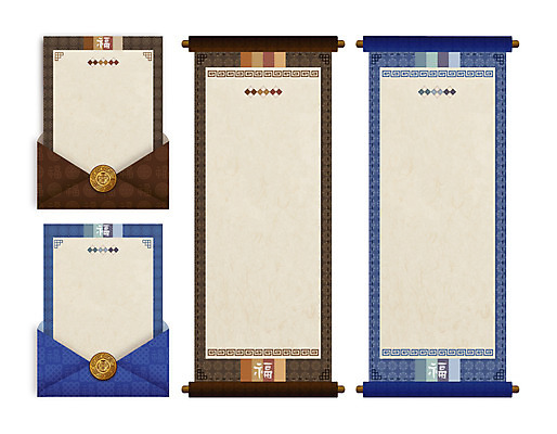 한국전통 전통 문양 배너 종이 백그라운드 스티커 무늬 패턴 일러스트 봉투 편지봉투 안내 프레임 틀 사람없음 세트 전통무늬 전통문양 꼬리표 라벨 한자 두루마리 편지 알림 편지지 족자 전통프레임 국내일러스트 AI파일 문자 한국 파일형식 벡터