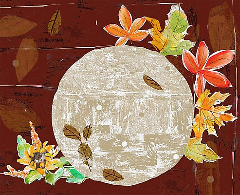 PSD 식물 계절 꽃 백그라운드 낙엽 잎 일러스트 나뭇잎 풍경 사람없음 가을 가을배경 국내일러스트 파일형식 가을_계절