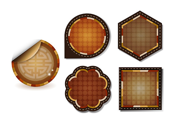 한국전통 전통 문양 백그라운드 스티커 무늬 일러스트 안내 프레임 틀 사람없음 세트 전통무늬 전통문양 꼬리표 라벨 알림 전통프레임 국내일러스트 AI파일 한국 파일형식 벡터