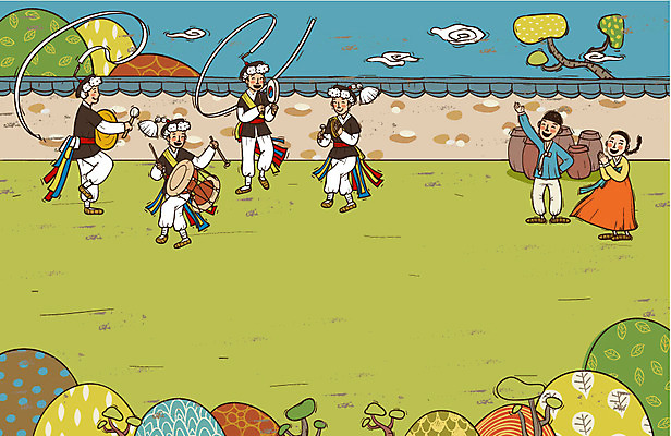 전신 나무 식물 한국문화 한국전통 전통 여자 남자 전통문화 문화 악기 백그라운드 일러스트 타악기 국악기 서기 사람 여러명 담장 전통놀이 전통의상 한복 사물놀이 북 즐거움 장구 과거 징 국내일러스트 AI파일 동양문화 감정 음악 다수 컨셉 모션 놀이 한국 국악 전통공연 파일형식 벡터