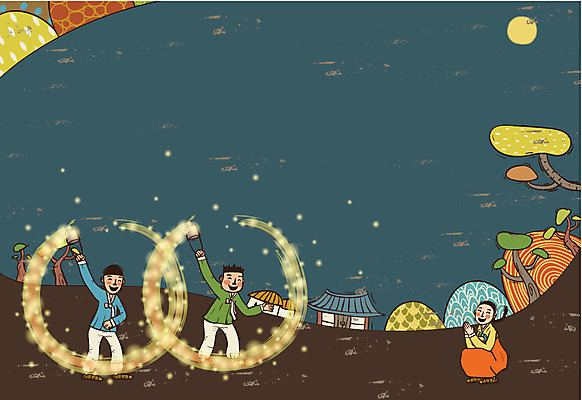 전신 나무 식물 한국문화 한국전통 전통 여자 남자 전통문화 문화 백그라운드 일러스트 불 주택 초가집 서기 사람 세명 전통놀이 전통의상 한복 즐거움 과거 불놀이 쥐불놀이 국내일러스트 AI파일 자연요소 동양문화 감정 컨셉 모션 놀이 한옥 한국 건물 파일형식 벡터