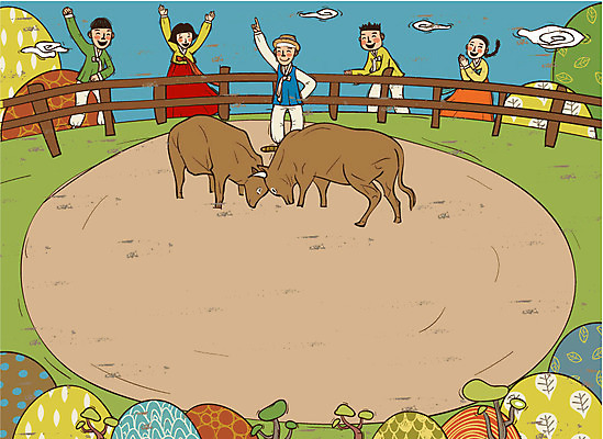 전신 나무 식물 동물 한국문화 한국전통 전통 여자 남자 전통문화 문화 백그라운드 일러스트 포유류 서기 사람 경기 여러명 전통놀이 소 전통의상 한복 즐거움 과거 소싸움 투우 국내일러스트 AI파일 동양문화 감정 스포츠 다수 컨셉 모션 놀이 한국 파일형식 벡터