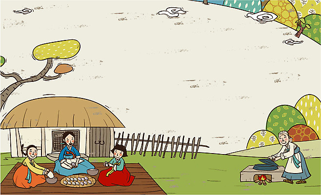 전신 나무 식물 한국문화 한국전통 전통 여자 남자 전통문화 문화 백그라운드 일러스트 주택 떡 초가집 사람 앉기 여러명 가마솥 솥 전통의상 한복 즐거움 송편 과거 송편빚기 국내일러스트 AI파일 동양문화 감정 다수 컨셉 모션 주방용품 한옥 한국 건물 추석 요리중 파일형식 벡터