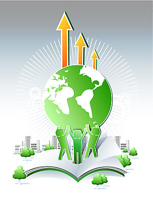 나무 식물 화살표 지구 일러스트 함께함 들기 사람 빌딩 여러명 건물 책 공책 도움 사회 더불어사는사회 소통 국내일러스트 AI파일 건축물 다수 컨셉 모션 문구용품 공동체 파일형식 벡터