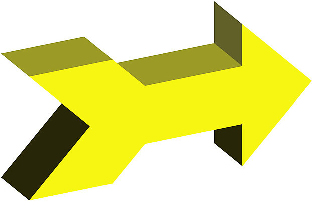 EPS 문자 기호 화살표 컬러 일러스트 사람없음 노란색 오른쪽 방향 국내일러스트 파일형식 벡터