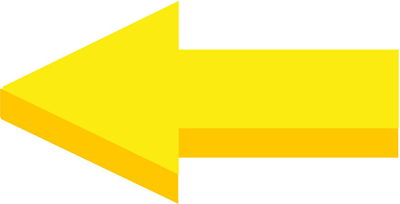 EPS 문자 기호 화살표 컬러 일러스트 사람없음 노란색 방향 왼쪽 국내일러스트 파일형식 벡터